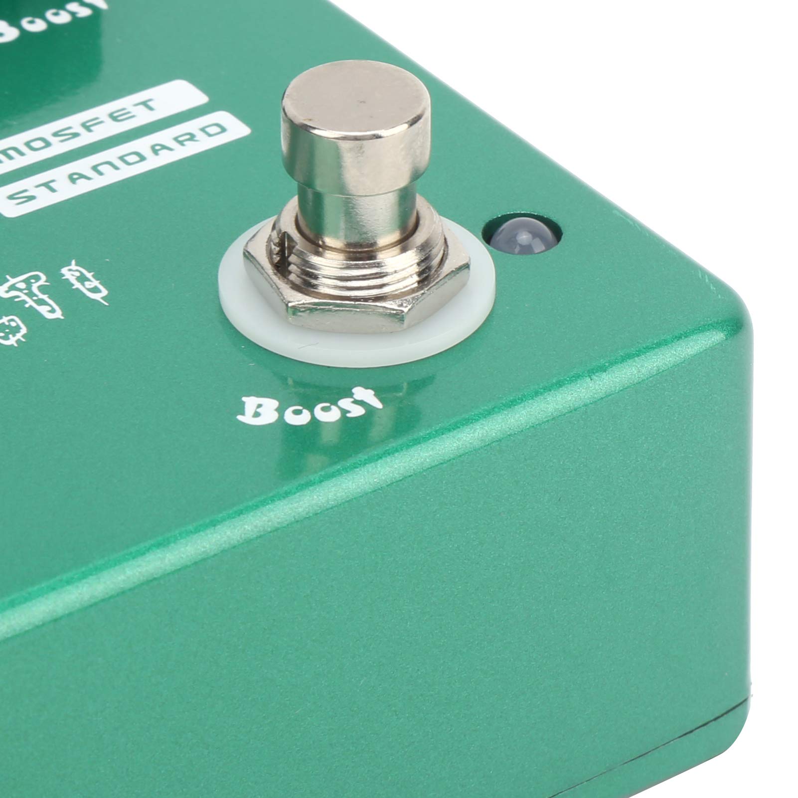 Pedale Overdrive ZenithAur con commutazione Mosfet/Standard, modalità Comp Cut/FM/Vintage e funzione Clean Boost per modellare il tono della chitarra elettrica