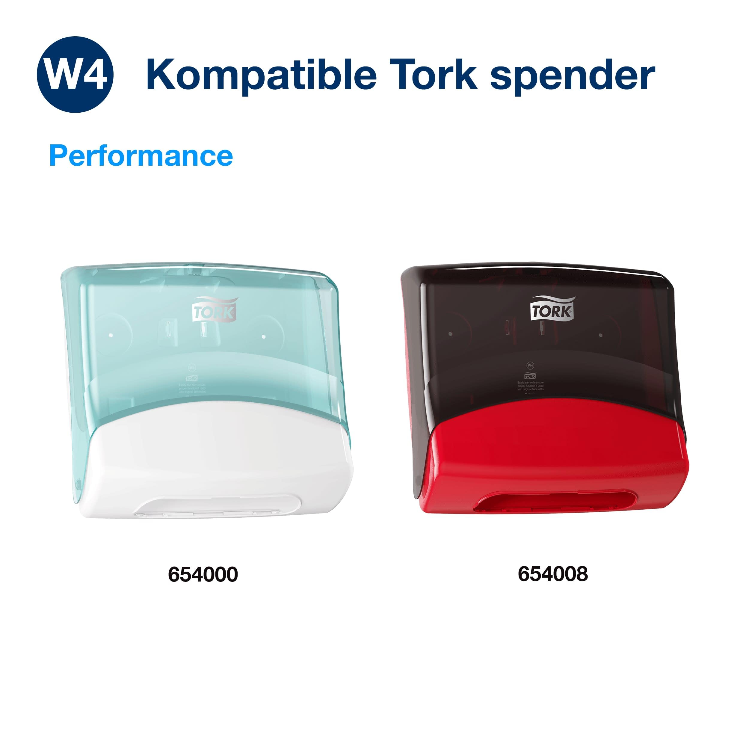 Tork Fusselarme Industrie-Reinigungstücher W4 – Saugfähig, 80 Tücher/Packung Für Öl & Fett