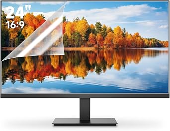 2 Pack 24 Inch 169 Anti Glare Computer Screen Cover for 1080p Computer Monitors, Eye Protection Anti Scratch & Anti Glare Film for 24 with 1920 x 1080 Ratio Monitors