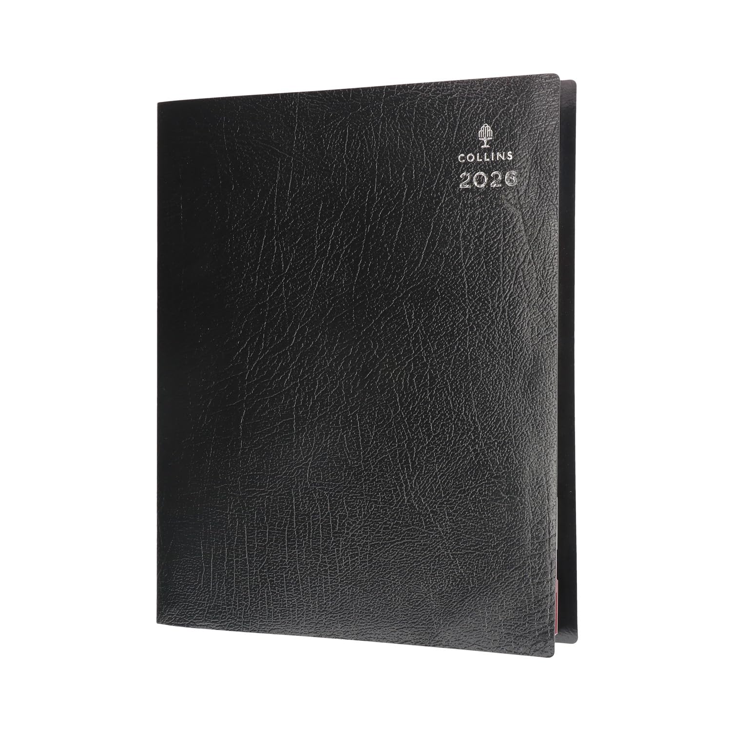 Collins - Leadership - 2026 12 Month Calendar Year Planner, Day-To-Page with Hourly Appointments Diary, A5 - Black (CP6744.99-26)