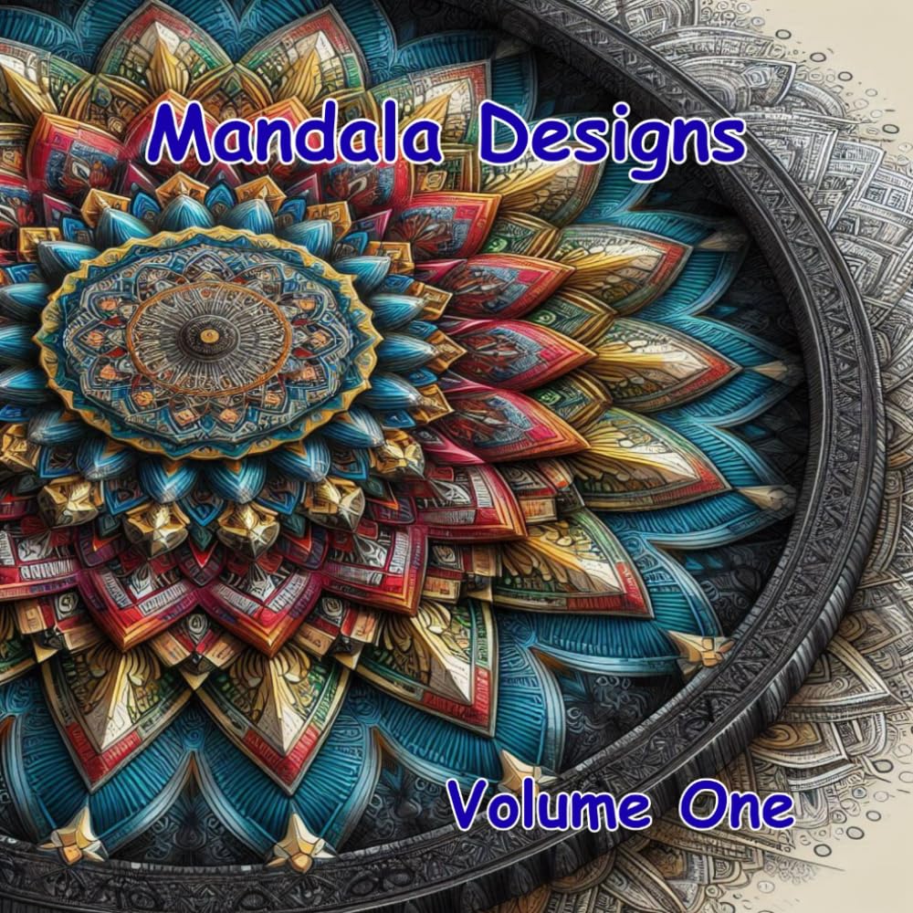 Mandala Designs Coloring Book: Volume 1