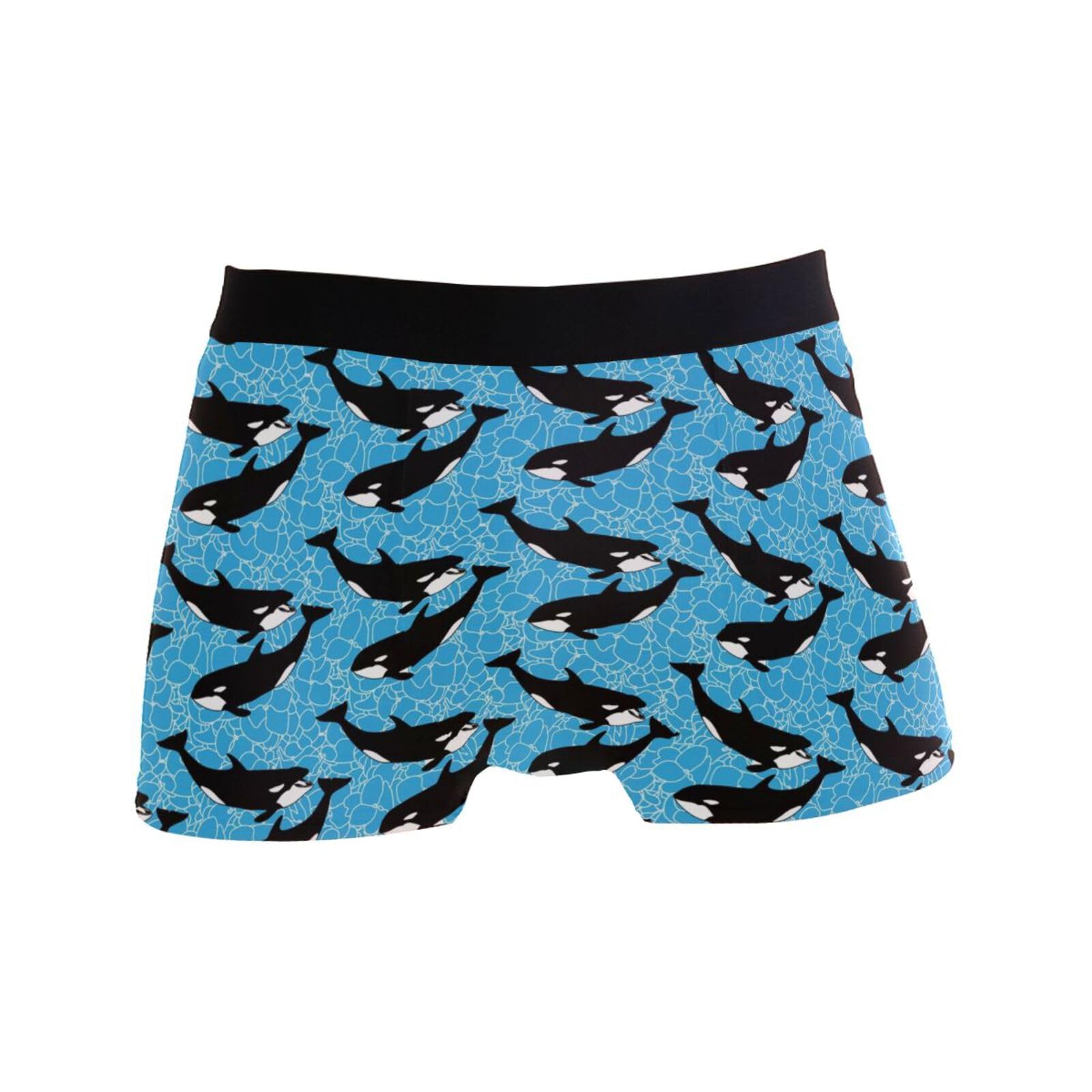peiyeety Orca Killer Whale Mens Underwear Boxer Briefs