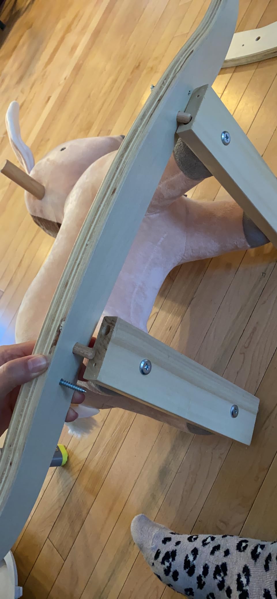 Amazon.com: labebe 【New Baby Rocking Horse Plush, Male Fawn Rocker Toy ...