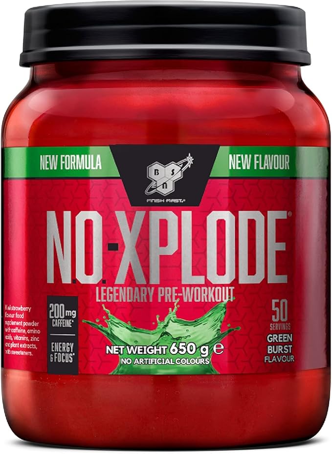 BSN N.O.Xplode Preworkout Powder, Food Supplement with Caffeine
