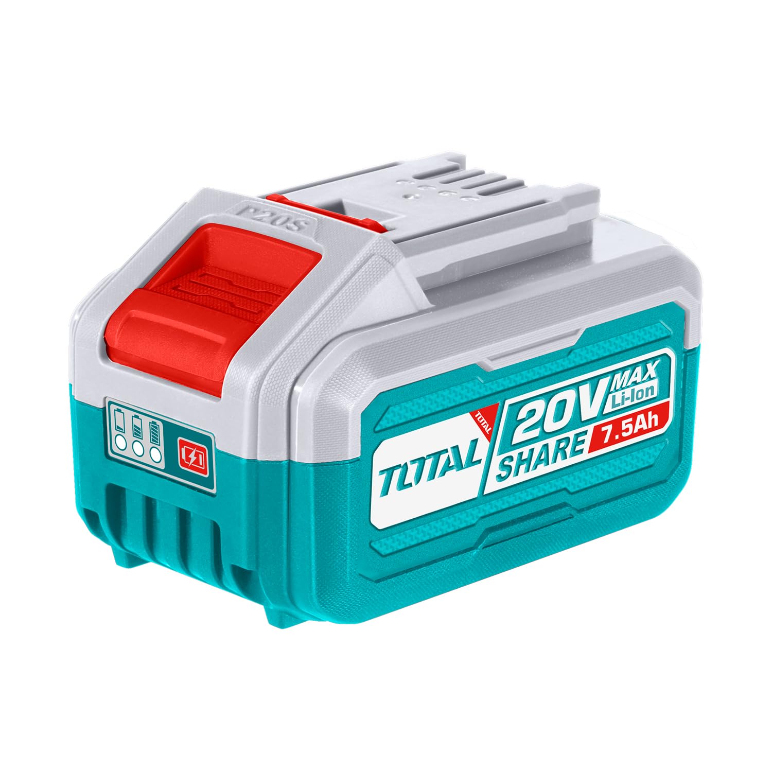 Batteria agli ioni di litio 7,5Ah, 20V/P20S/INDUSTRIAL (TFBLI2075) Indicatore LED di alimentazione, Adatta per più utensili P20S