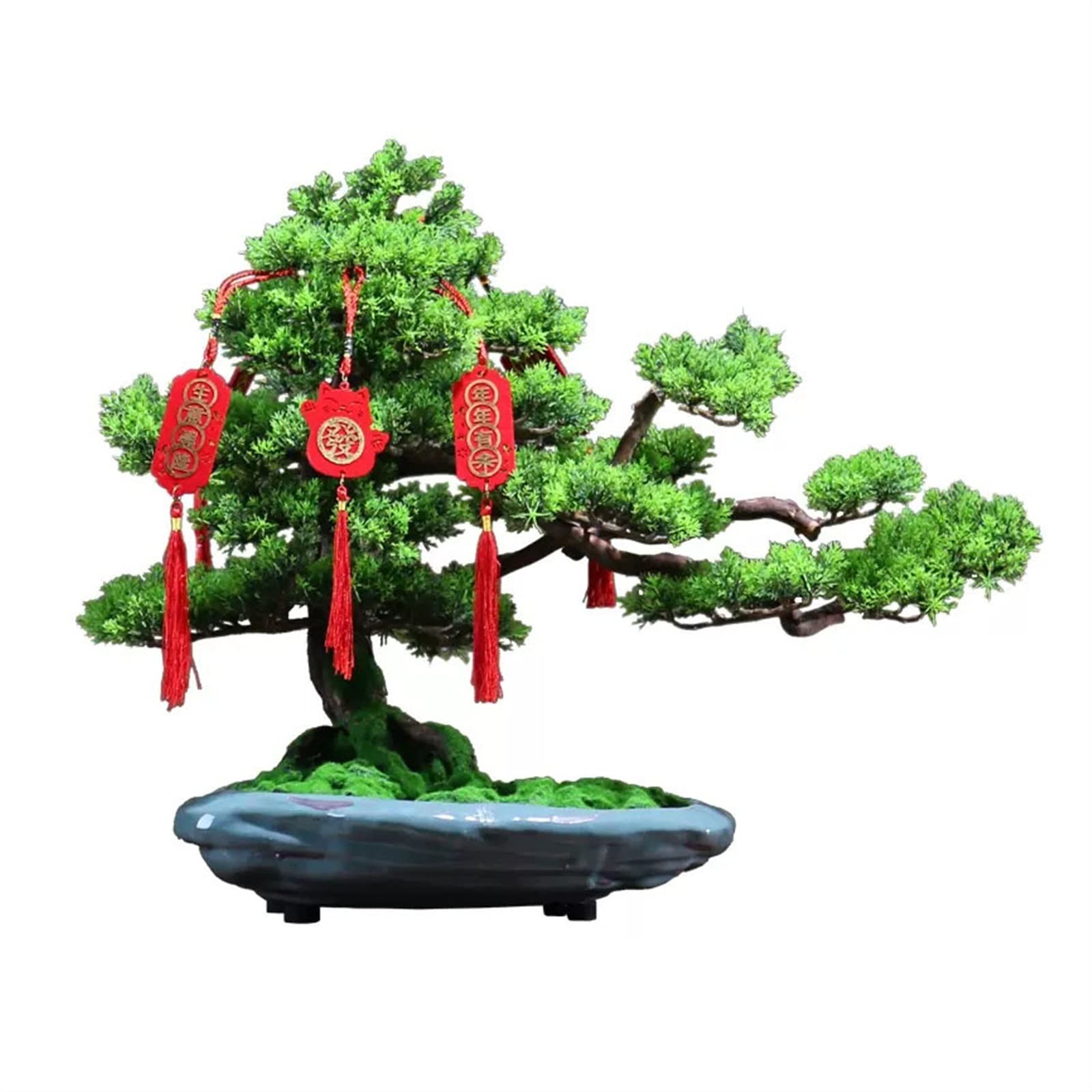 人工盆栽 【乾燥/保存】 人工築山像飾り新中国シミュレーション