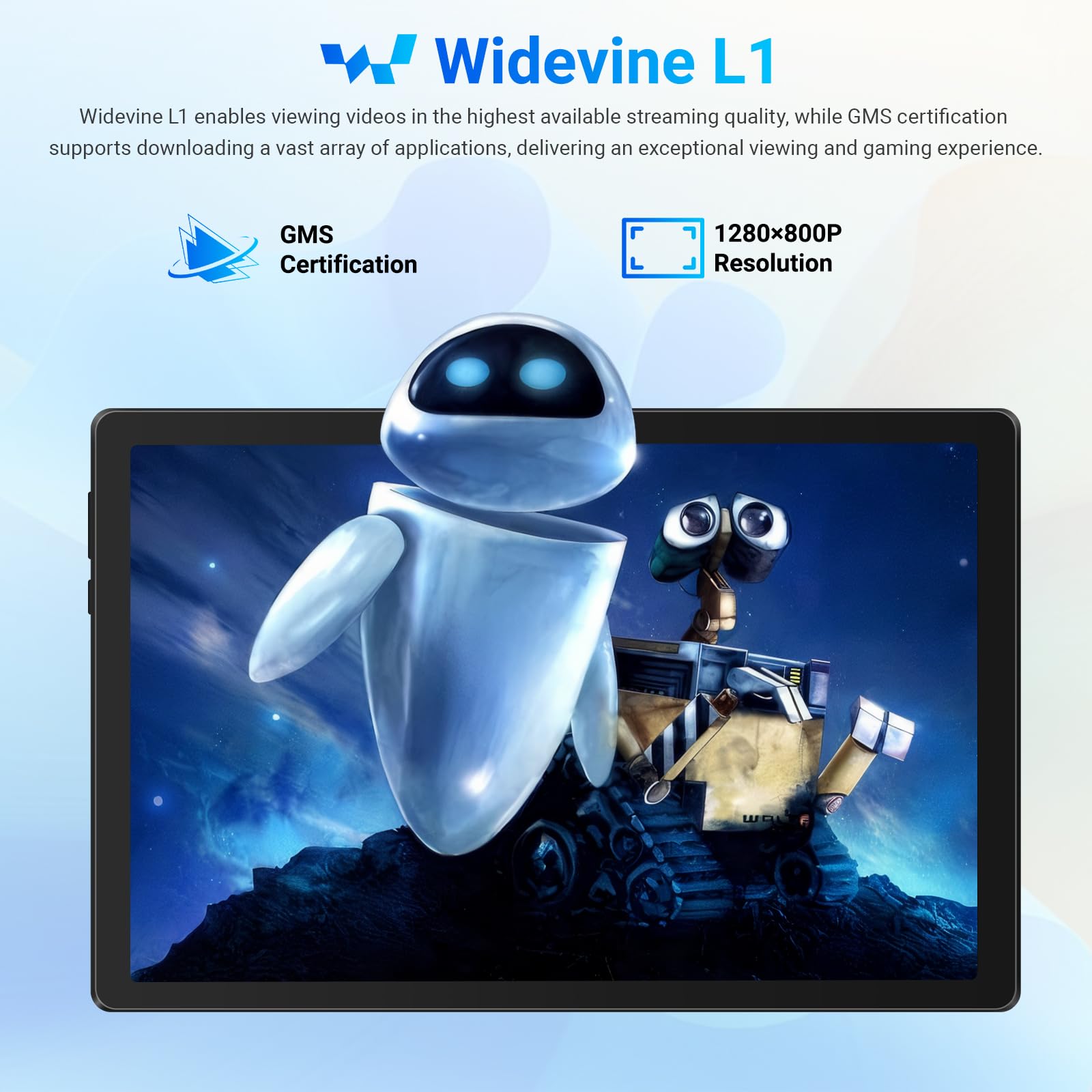 Whitedeer Tablet con Base Altavoz Bluetooth, Tablet 10 Pulgadas Octa-Core, Carga inalámbrica, 14GB RAM + 64GB ROM + 1TB Memoria Ampliable, Tablet Android 1280×800 P, 5 MP+8 MP, 5000 mAh — view 6