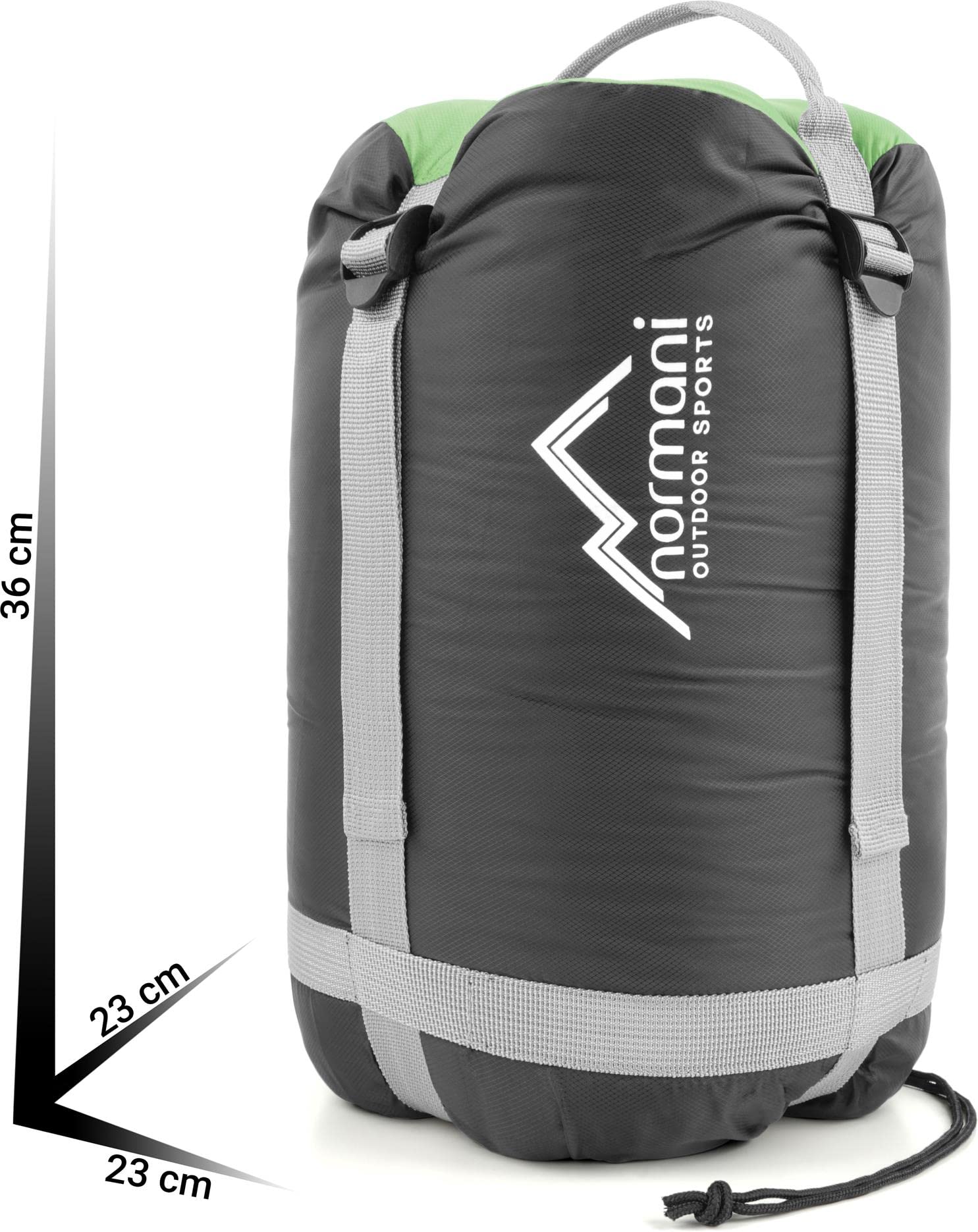Premium Biwack-Schlafsack wasserdicht mit EXTRA Arm- und Beinöffnungen und Wärmekragen- 3D High Insulation Loft H4-300 bis Minus 9°C Grad