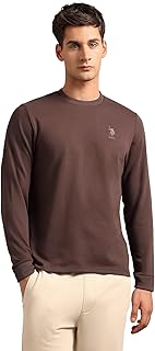 U.S. Polo Assn. Men's OEE14 Comfort Fit Solid Lounge T-Shirt Price In India