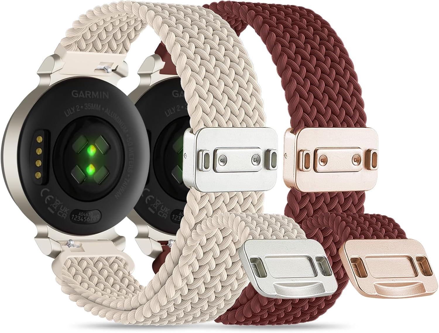 Nylon Watch Bands for Garmin Lily 2/Lily 2 Active Women
