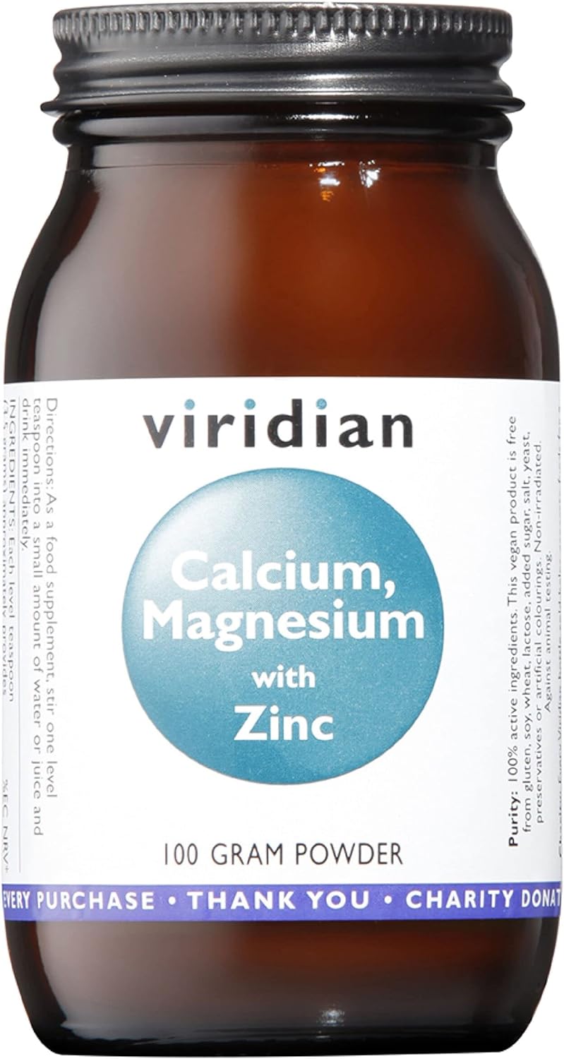 Viridian Calcium Magnesium Zinc Powder 100g Amazon.co.uk Health