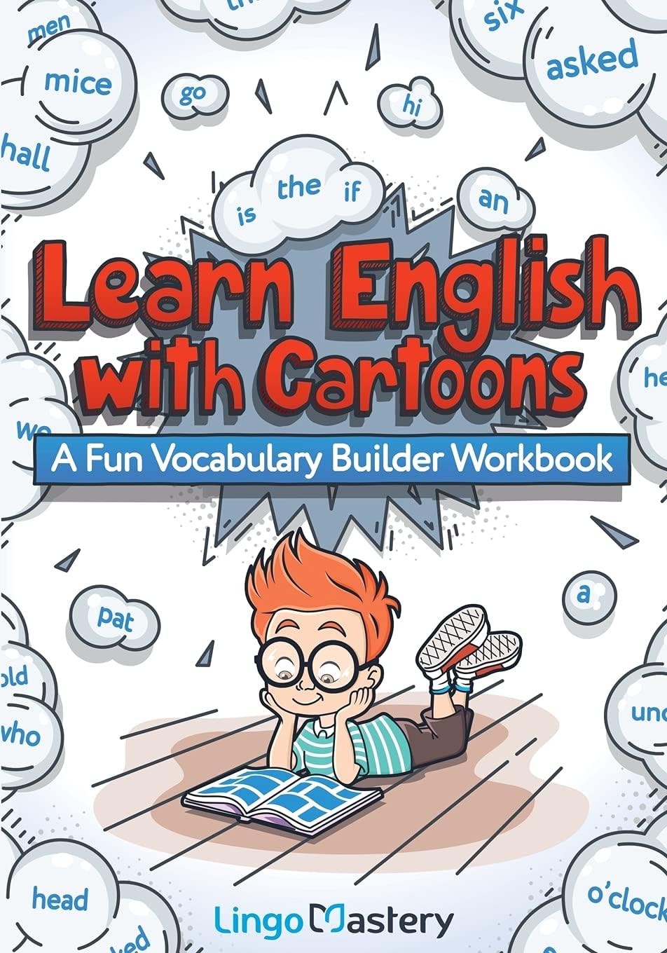 - Learn English With Cartoons: A Fun Vocabulary Builder Workbook