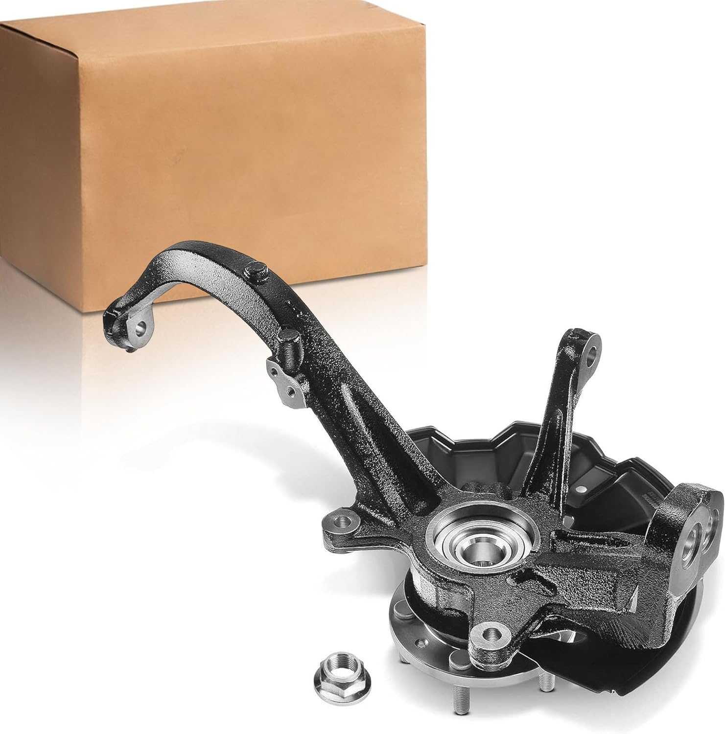 Front Right Complete Wheel Hub Bearing Steering Knuckle Assembly 698-408 For 2006-2012 Ford Fusion For 2007-2012 Lincoln MKZ For 2006 Lincoln Zephyr For 2006-2011 Mercury Milan