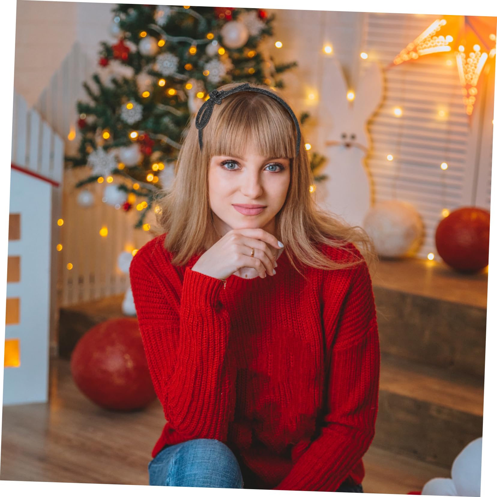 FRCOLOR 5 Pezzi Di Fascia Per Alla Moda Con Fiocco Di Strass Accessorio Da Sposa Per Accessori Per