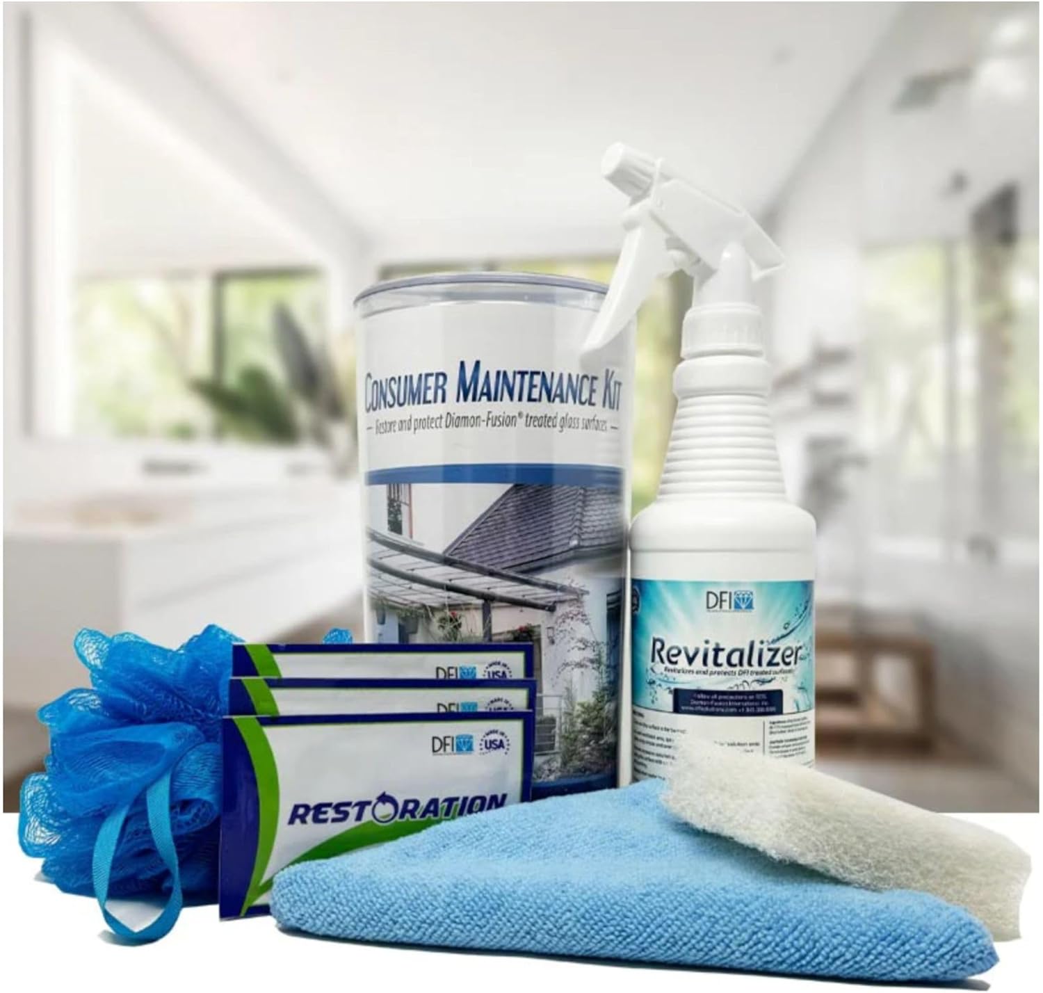 Consumer Maintenance Kit for Glass Surfaces