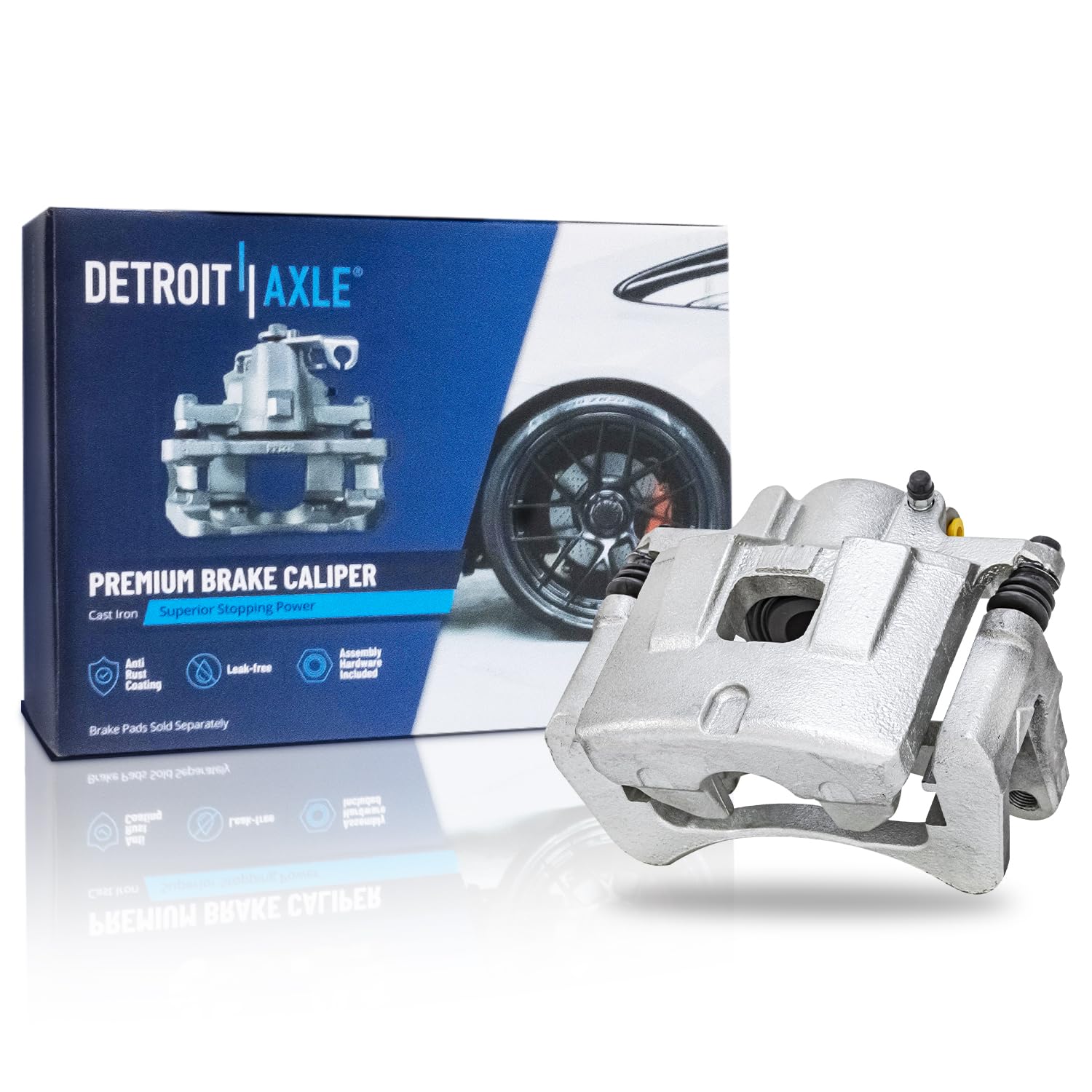 Detroit Axle - Front Left Brake Caliper for 2014-2018 Jeep Cherokee