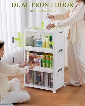 Amazon.com: OlarHike 144QT Storage Bins with Lids for Closets