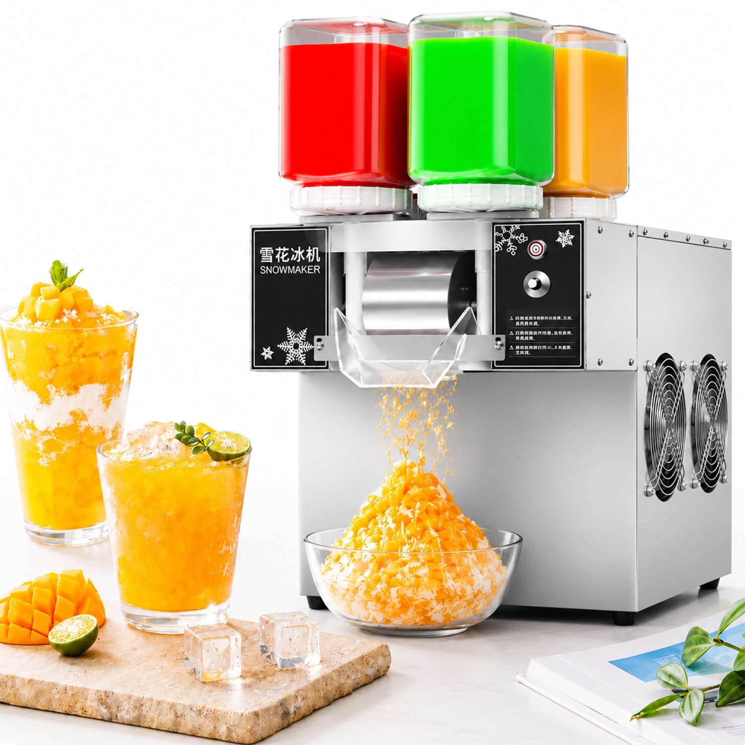 750W Snowflake Machine, Snow Maker Machine, 750w Snow Ice Machine