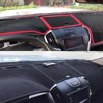 Car Dashboard Cover Instrument Panel Dash Mat Dashmat Protective Pad Accessories for Isuzu Qingling TAGA Pick UPLhd,Suede Grey