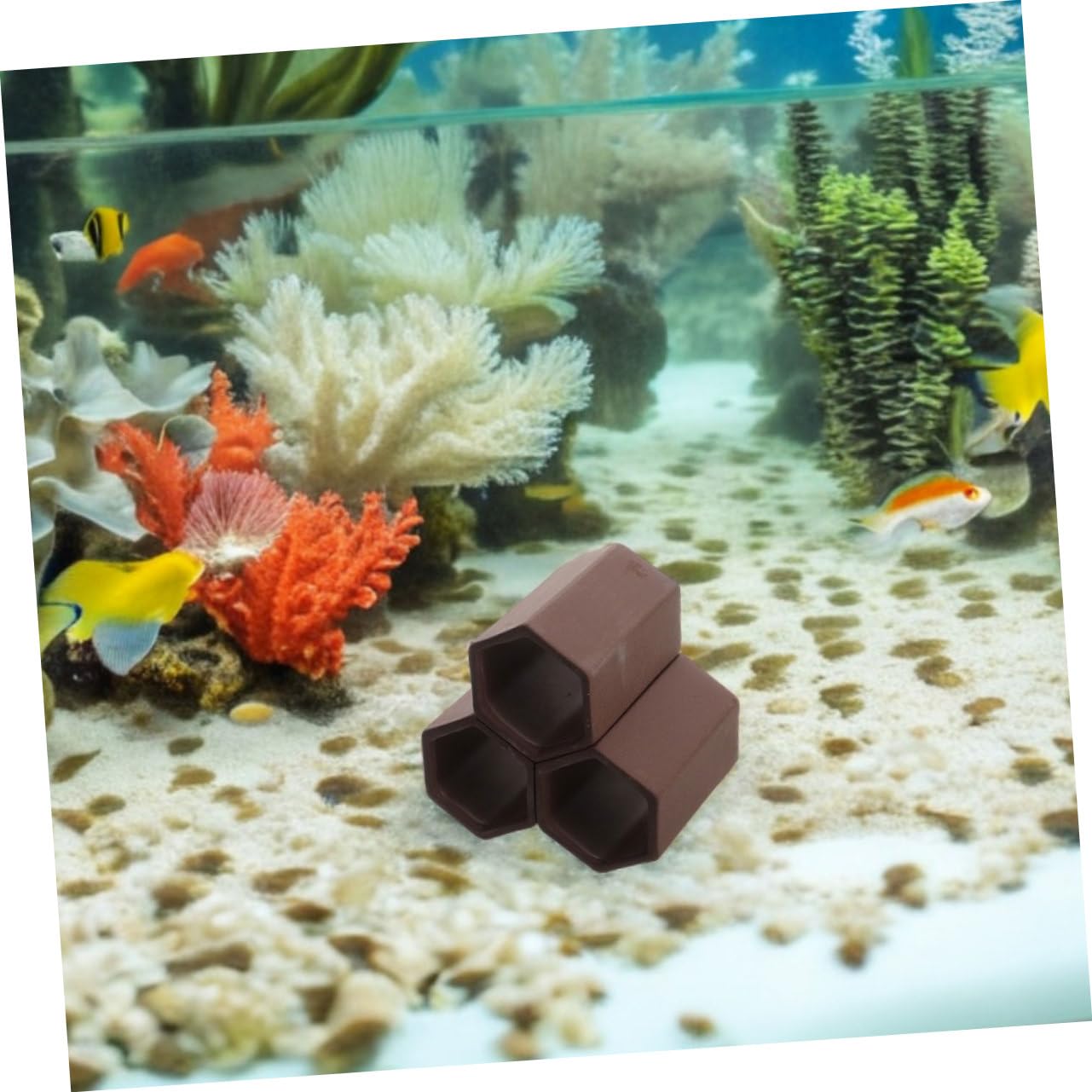 TOYANDONA 2stücke Garnelenversteck Für Aquarium Garnelenhabitat Aus Keramik Mehrere Versteckmöglichkeiten Für Garnelen Garnelenbeckenzubehör Unterschlupf Für Garnelen Im Aquarium