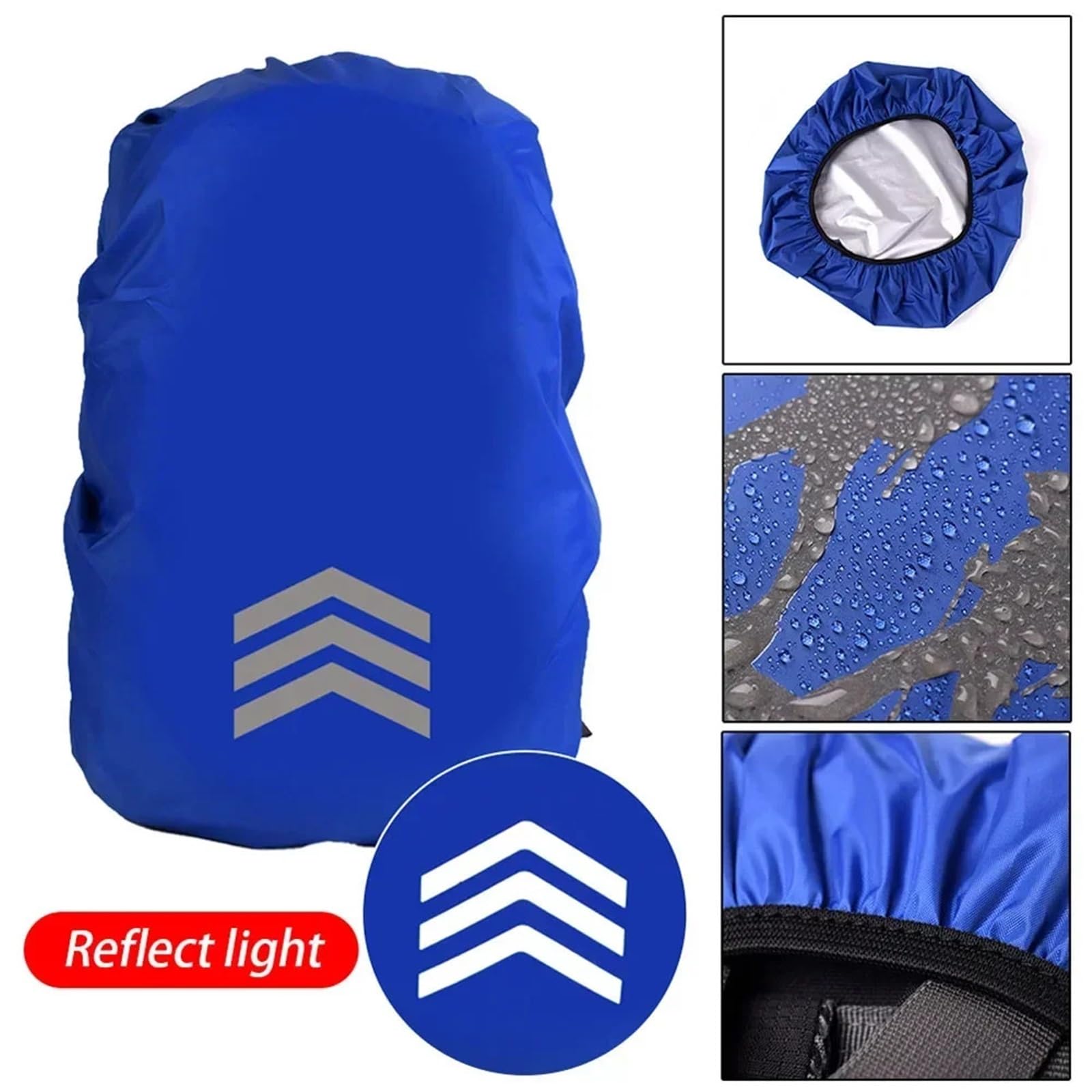 Funda Impermeable Mochila Outdoor Backpack Waterproof Rain Cover Reflective Bag Dust For Hiking Mountaineering Travel 18-45L Use