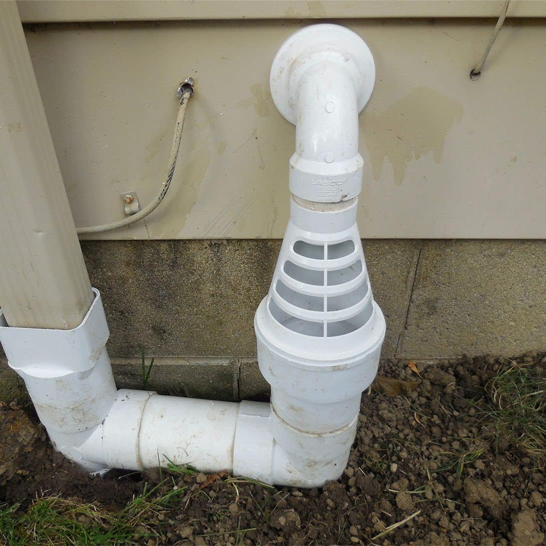 Freeze Relief Kit - For Schedule 30 Thin Wall Pipes - 4" Sump Pump Discharge Anti-Freeze Device - Prevents & Protects Discharge Lines From Freezing - Comes with 3" Adapter