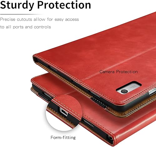 Miniatura 6 de Funda para Lenovo Tab M9 de 9.0 pulgadas (TB-310FU, lanzada en 2023) Funda de piel sintética de negocios con soporte multiángulo con soporte para