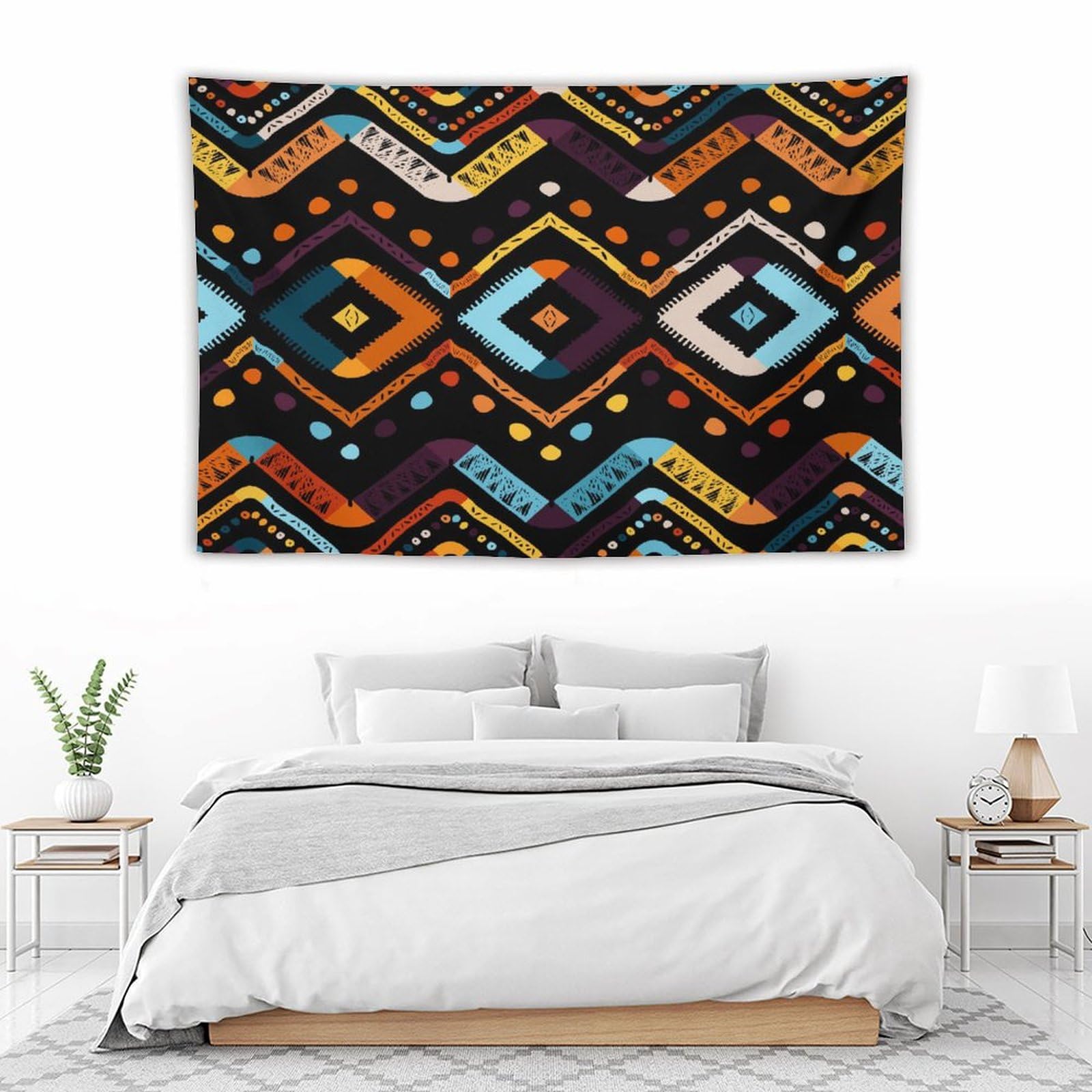 Amazon.com: BiCca Abstract Zigzag Tapestry HD Pattern