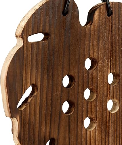 Miniatura 11 de Kit de montaje de helecho cuerno de ciervo  Tablero para colgar en la pared Soporte vertical para plantas trepadoras de orquídeas (hoja) (marrón)