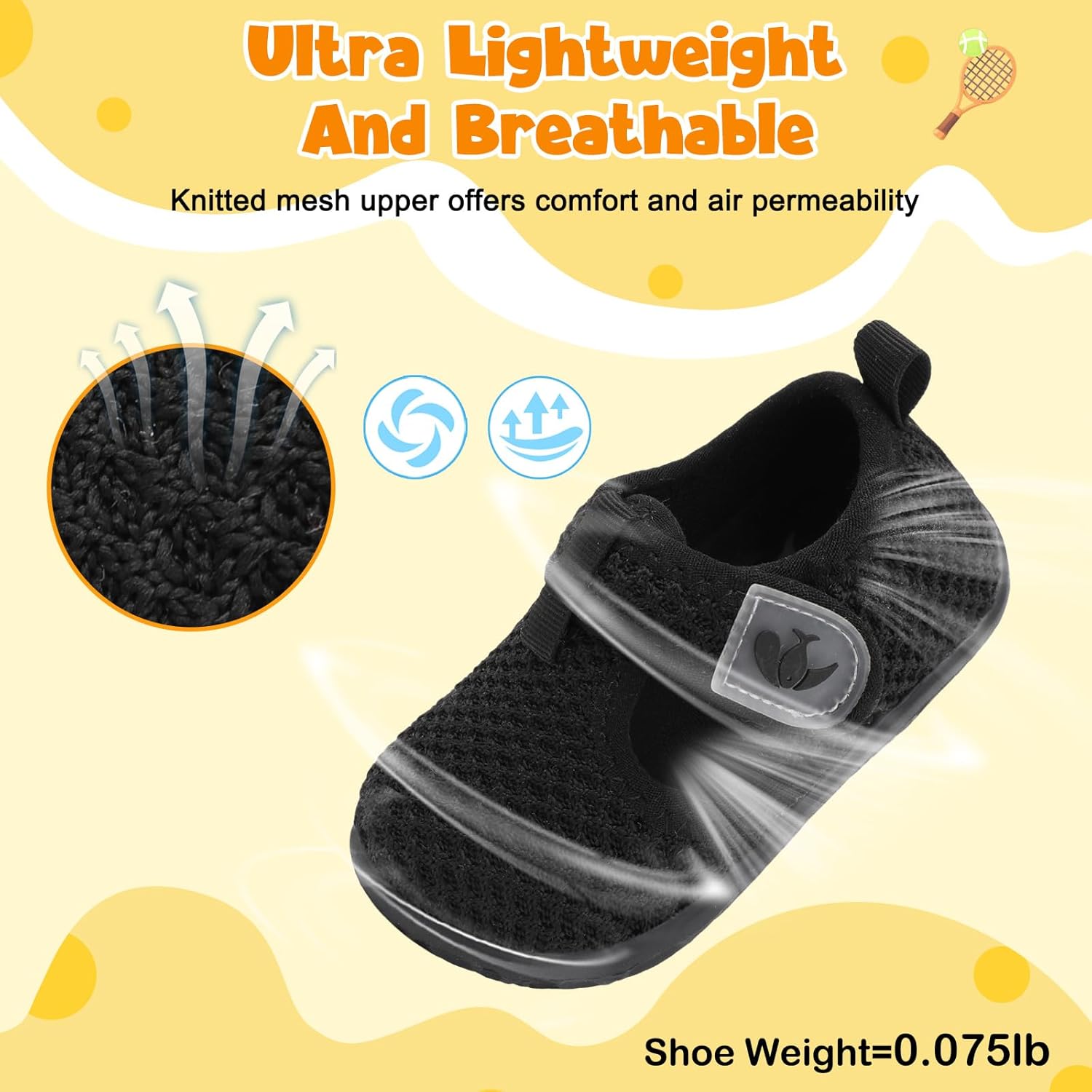 FEETCITY Barefoot Baby Shoes Girls Boys Walking Shoes Infant Sneakers Lightweight Flexible Newborn Dress School Shoe - Image 4