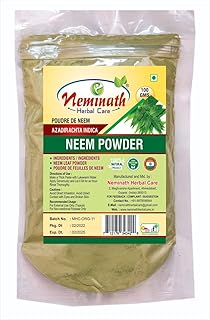 Neem Leaves powder 100% Natural and pure (AZADIRACHTA INDICA) (100 Grams) (0.22 lb)/3.5 Ounces) (Only For External Use)