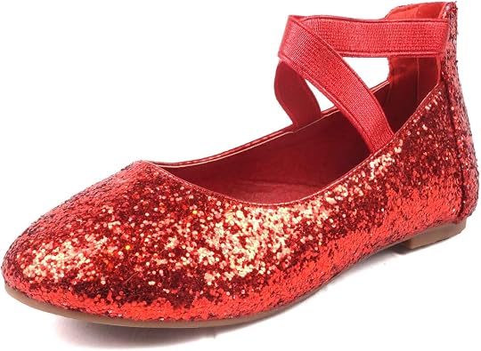 Nova Utopia Toddler Little Girls Dress Ballet Ankle Strap Flat Shoes