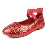 Nova Utopia Toddler Little Girls Dress Ballet Ankle Strap Flat Shoes