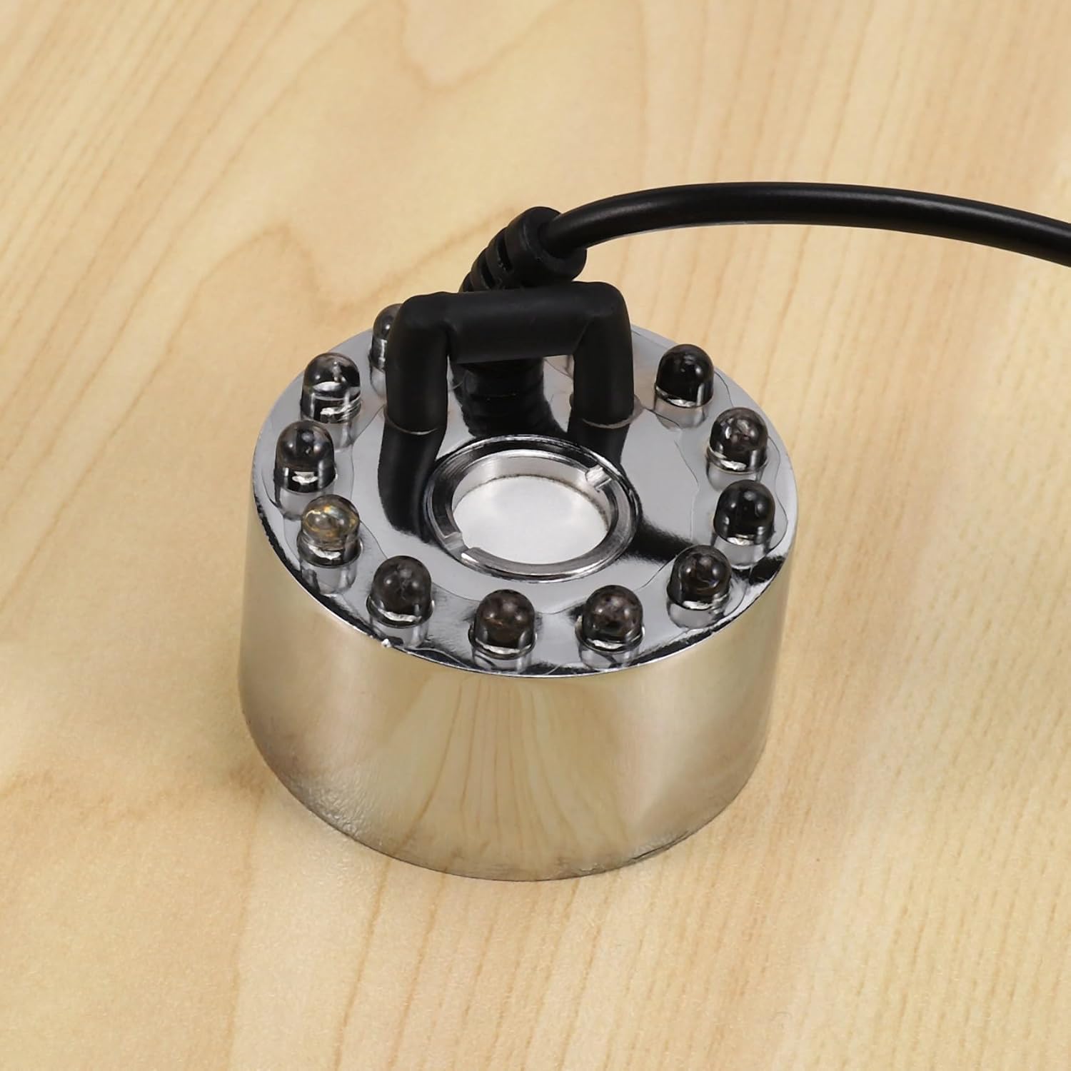10X Ultrasonic Mist Maker Fogger Water Fountain Pond 12 LED