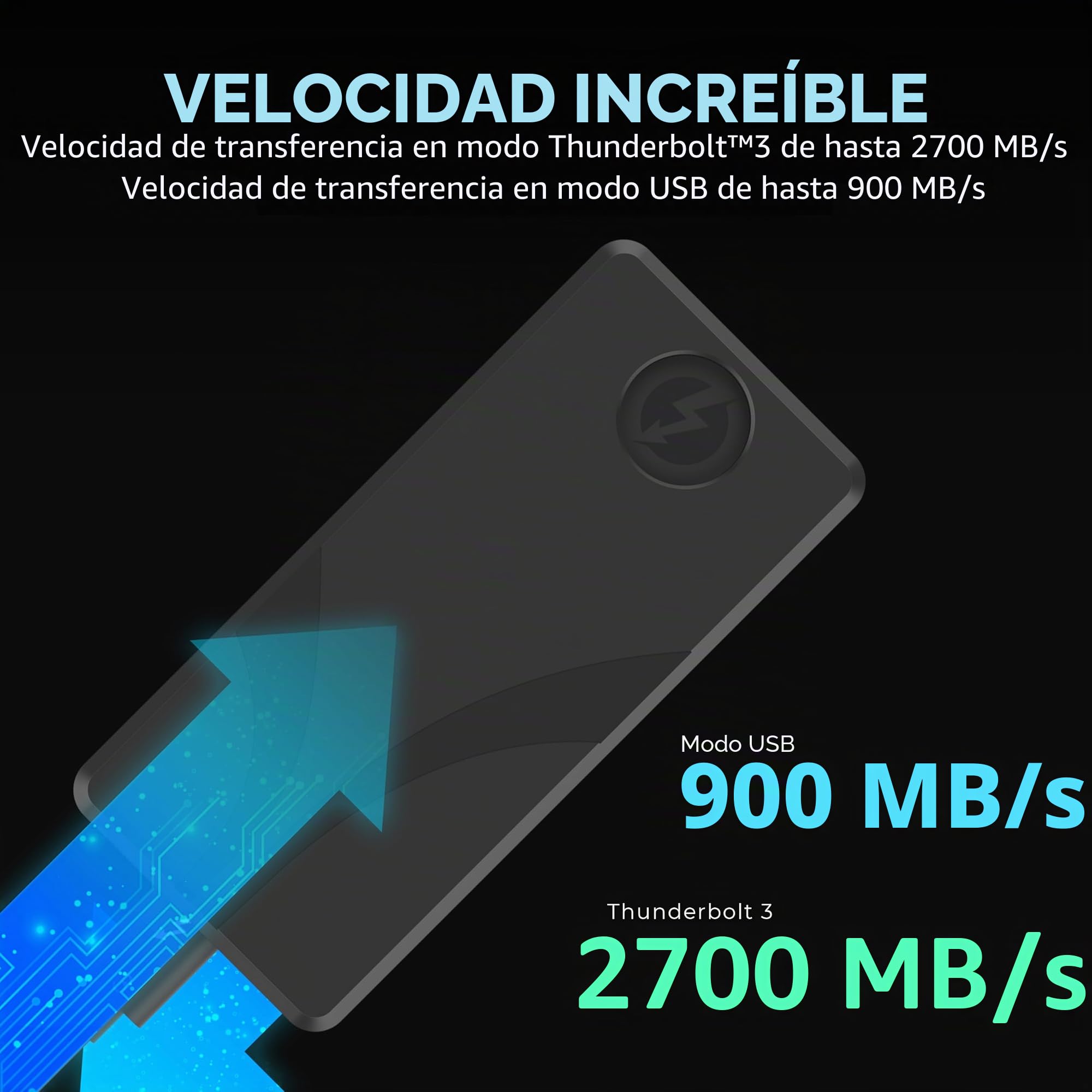 SABRENT Rocket XTRM Plus 2TB Thunderbolt 3 Portátil SSD