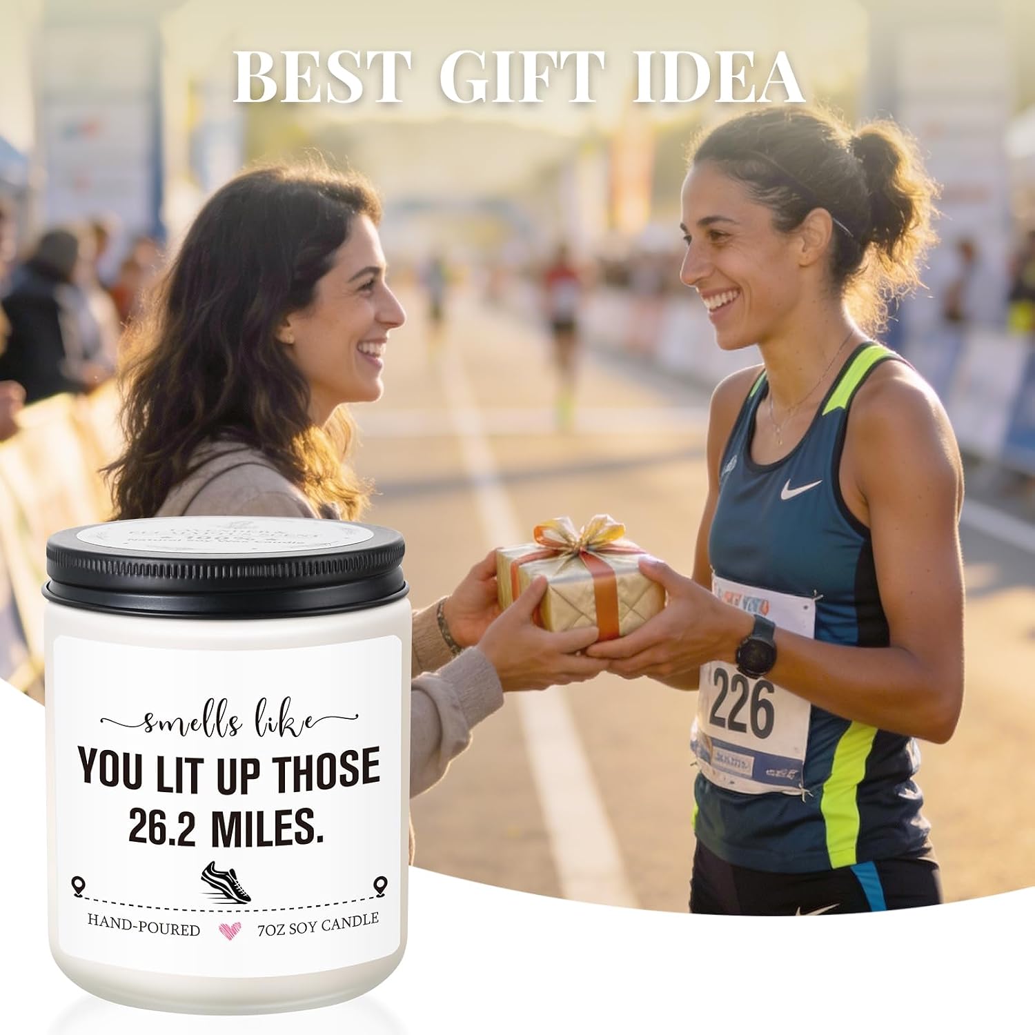 Funny Marathon Gifts, Marathon Essentials, Cool Gifts for Runners Women Men, Running Accessories for Women Men, Track and Field, Cross Country Running Gift, Full Marathon Runner Presents image 2