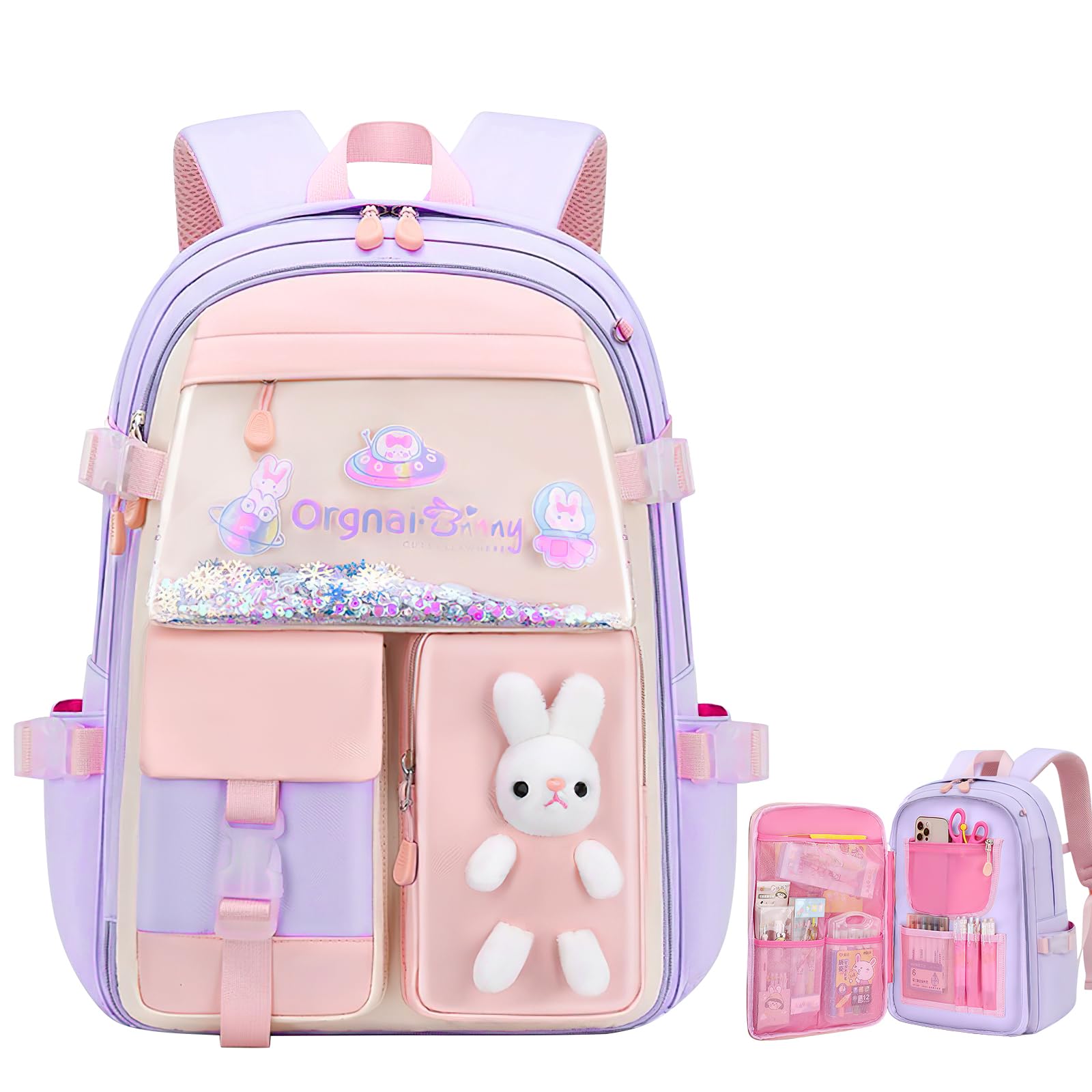 Aytop Mochilas para Niñas, Ligero Infantil Mochila Chica Mochilas Mochila Diaria para Niños Mochila Infantil Gran Capacidad Impermeable Mochila Niñas Escolar Primaria para Viaje Escolar