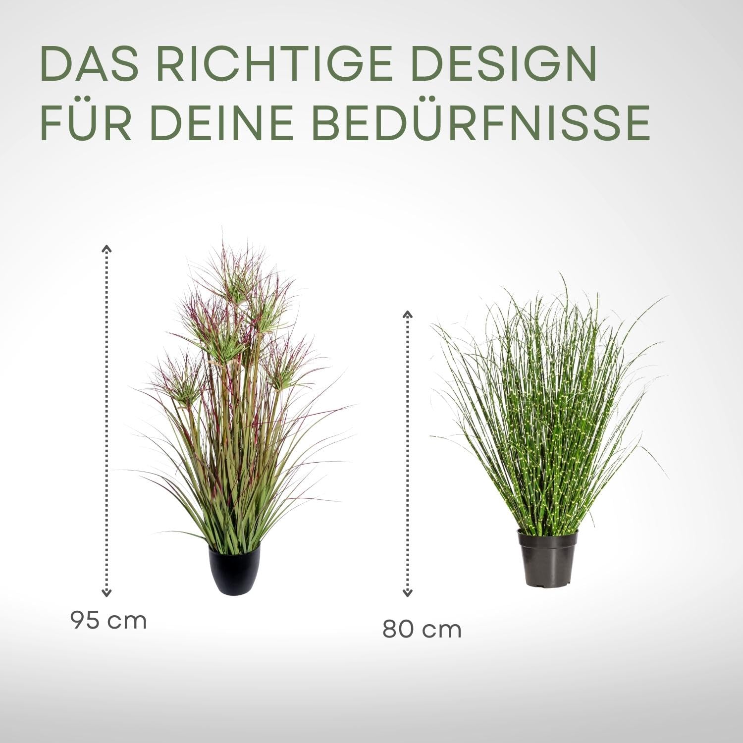 Amazon.de: CREATIV green Miscanthus Zebrinus Gras 80cm I Kunstgras mit  naturgetreuen Grsern in grn I realittsnahe Dekogras Kunstpflanze im Topf  I Pflegeleichte Grser knstlich ideal als Indoor Deko