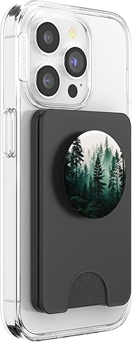 Miniatura 10 de Bosque de pino, bosque, naturaleza, verde, para exteriores, explora PopSockets intercambiables PopGrip