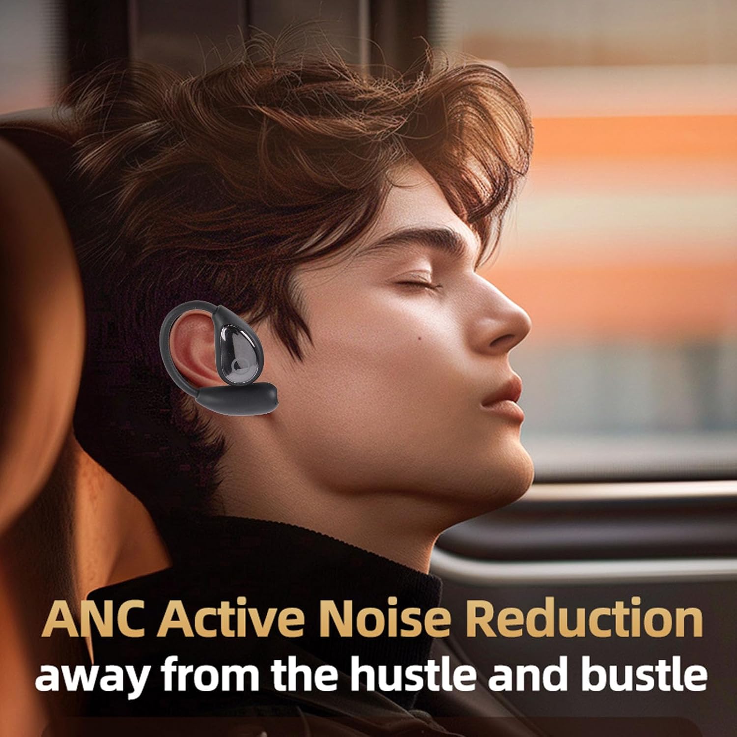 AI Language Translation Earbuds, Bluetooth Translation Headset in Real Time for 74 Languages and 70 Accents, 3 Modes Touch Control Simultaneous Translation Device with APP (Black)