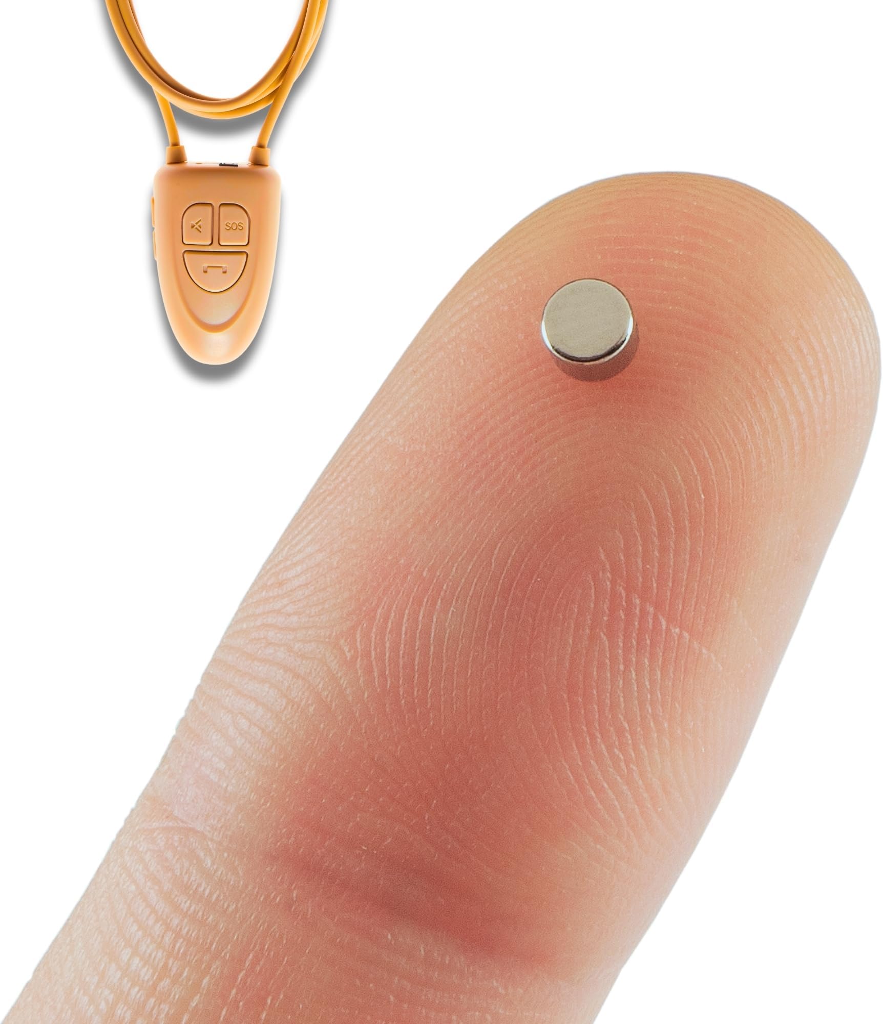 PingaOcultoSpy Earpiece Bluetooth Wireless Earphones Invisible Hidden Mini Headset Exam for Phone with Microphone - Secret Earphone Micro Listening Device Hearing Ear Cheating (Spy Earpiece Nano V4)