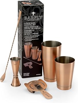 Barfly M37101ACP Basic Set, Antique Copper, 5-Piece