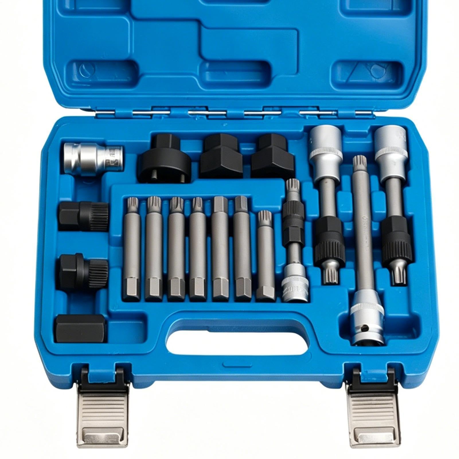 Estrattore per pulegge, kit di riparazione per cinghia del generatore, set di estrattori per pulegge meccaniche, per officina fai da te, garage, officina, auto, meccanico, industria, veicoli a motore