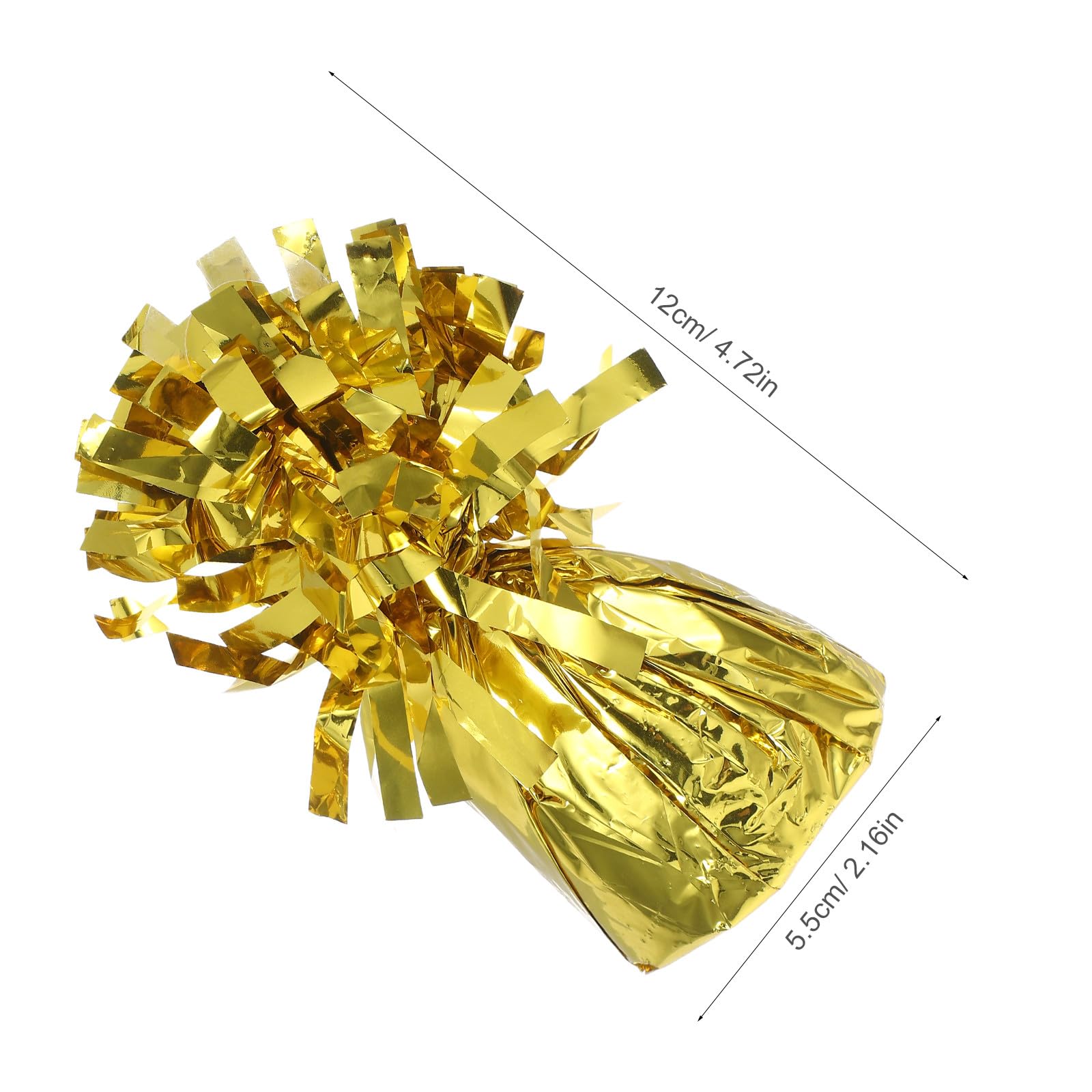 6 Stück Ballongewicht aus Pvc und Zement Leicht zu Bedienen Zuverlässiges Material Goldfarbenes Design für Shower und Junggesellinnenabschied Dekoration