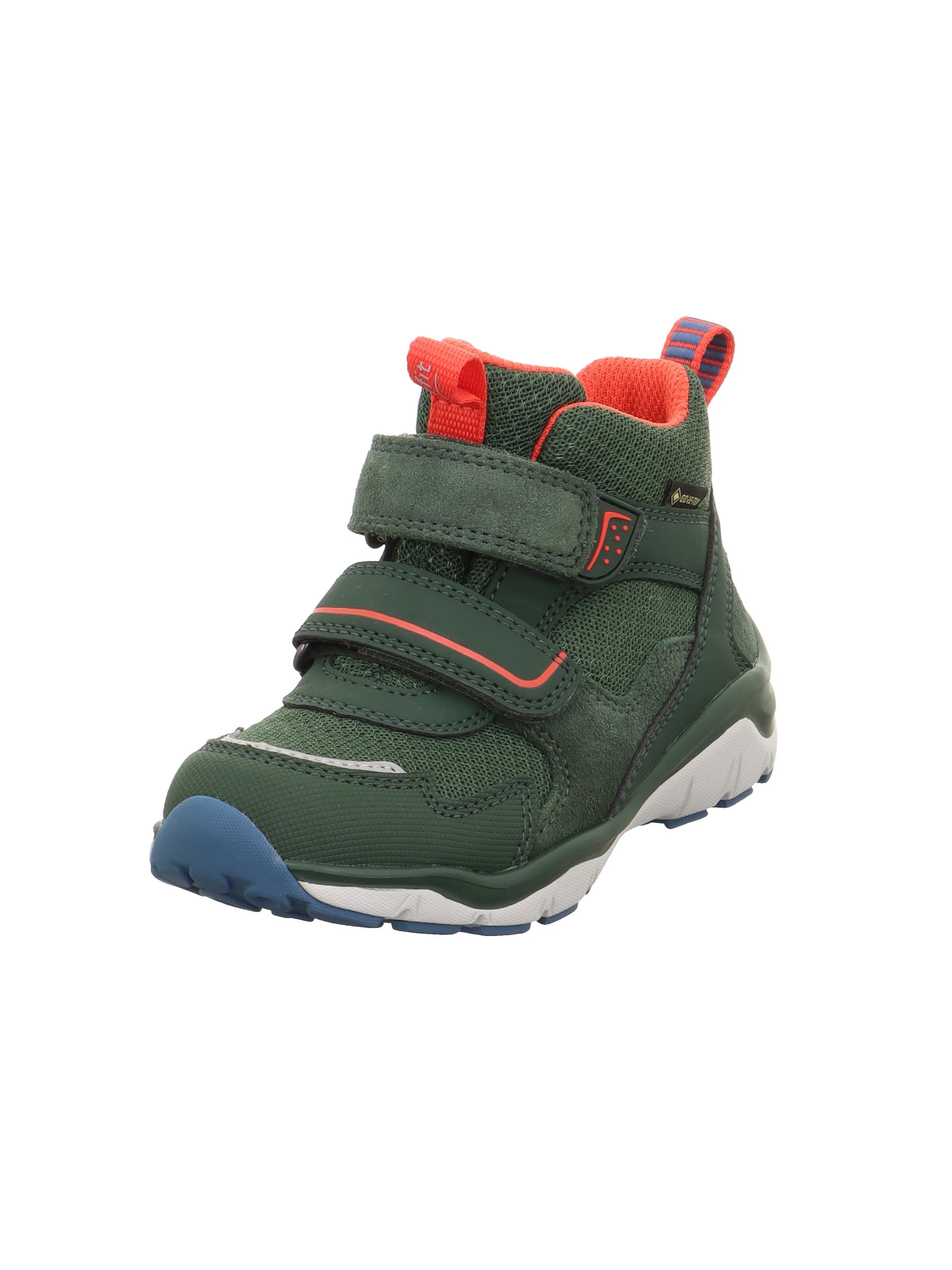 Superfit Boys' SPORT5 lightly lined Gore-Tex trainers, Green Red 7010, 7.5 UK Child