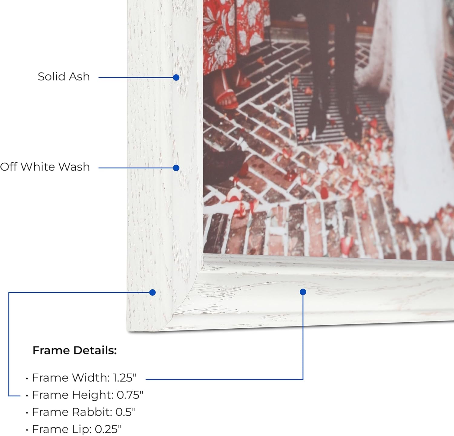 ArtToFrames 16x22 Ash Wood Off-White Wash Frame 4 71LEeFmJT L. AC SL1500