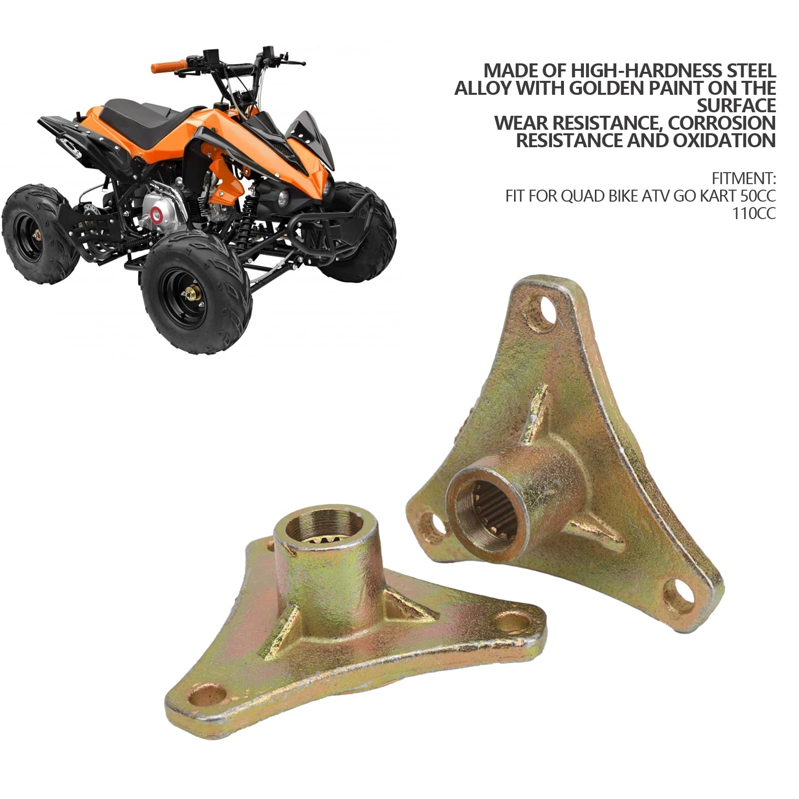 17 Mm Voorwielnaaf met Lagerstalen Legering Impact voor Go Kart ATV UTV 17 Mm Voorwielnaaf met Lagerstalen Legering Impact voor Go Kart ATV UTV