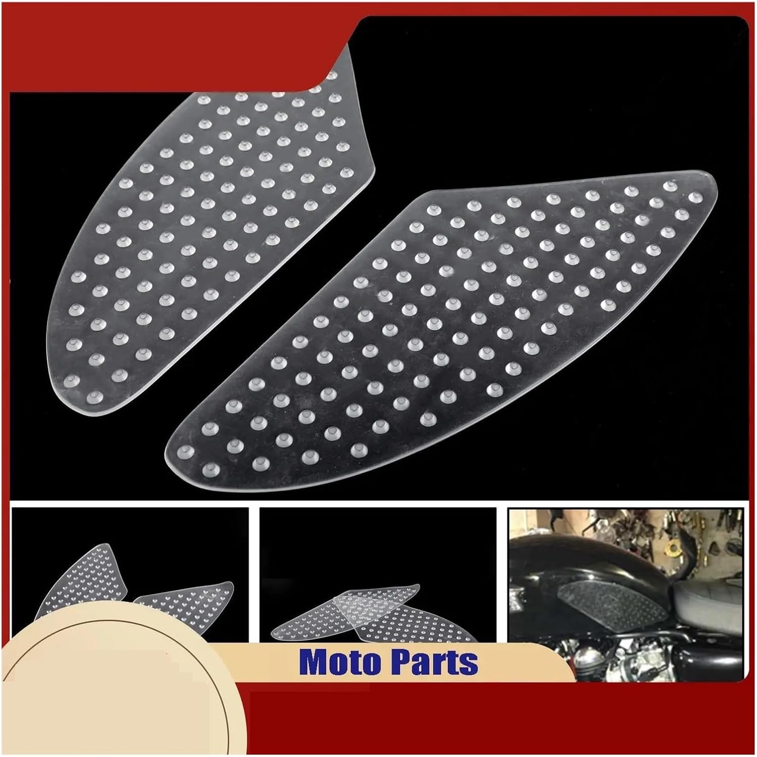 Motorcycle Tank Sticker Motorcycle Tank Traction Pad Side Gas Knee Grip Protector Protection Parts Pads For ZX6R ZX10R