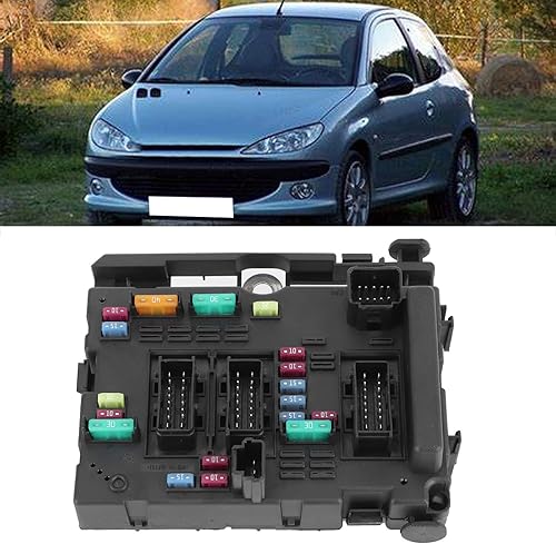 Miniatura 8 de Peugeot 206 caja de fusible Peugeot 206 Accesorios de caja de coche 9657608580 se adapta a Peugeot 206 207 C2 307 Picasso Senna