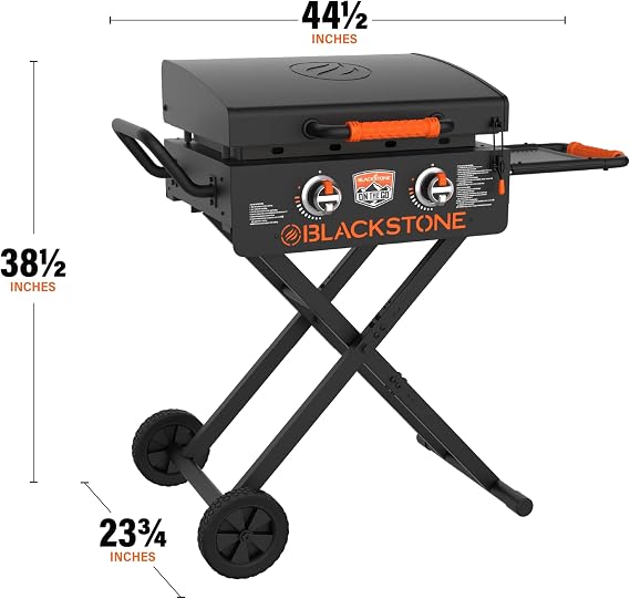 Blackstone 22 Inch Griddle - Portable Blackstone Omnivore Grill with Flexfold Legs, Includes Accessories